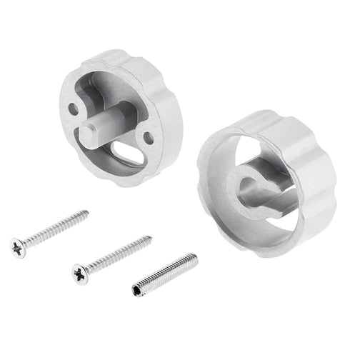 Kichler Ils Te Series 1rd Adj Beam End Cap Pair Model: 1TEA1RDSFBAESIL