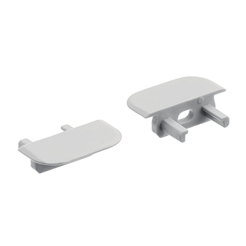 Kichler Ils Te Series Tape Extrusion End Cap 5 Pair Model: 1TEE1SWRCSSIL