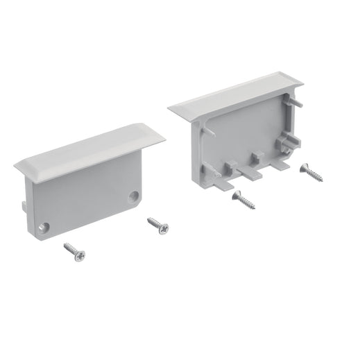 Kichler Ils Te Series Tape Extrusion End Cap 5 Pair Model: 1TEE3DWRCSSIL