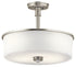 Kichler Joelson 3 Light Pendan Semi Flush Model: 43925NI
