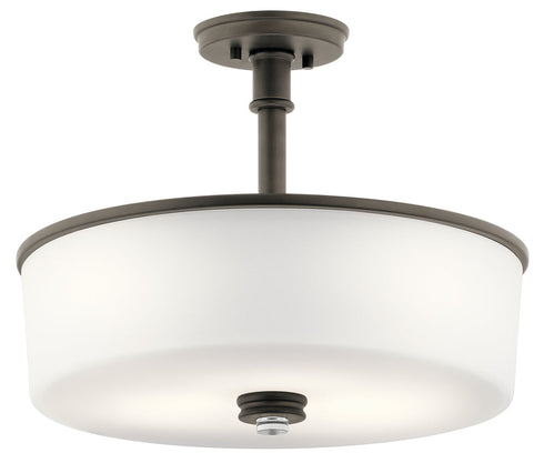 Kichler Joelson 3 Light Pendan Semi Flush Model: 43925NI