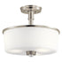 Kichler Joelson 3 Light Semi Flush Model: 43926OZL18