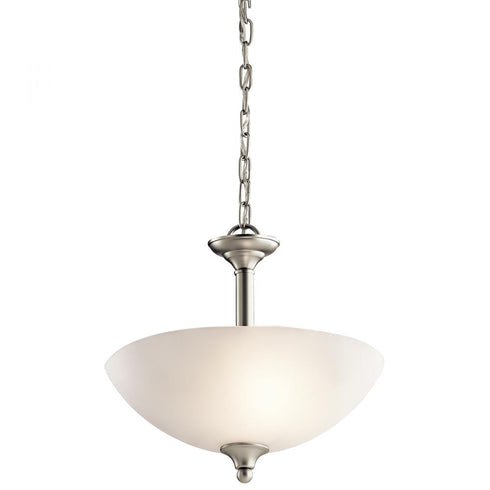 Kichler Jolie 2 Light Pendan Semi Flush Model: 43641NI