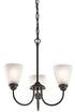 Kichler Jolie 3 Light Mini Chandelier Model: 43637NI