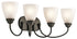 Kichler Jolie 4 Light Bath Model: 45640CH
