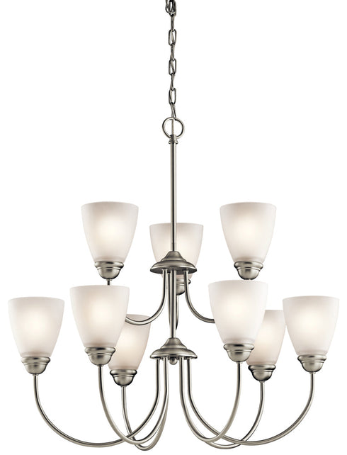 Kichler Jolie 9 Light Chandelier Model: 43639NI