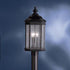 Kichler Kirkwood 3 Light Outdoor Post Mt Model: 9918BK