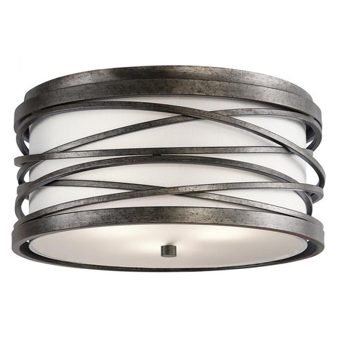 Kichler Krasi 3 Light Flush Mount Model: 42479WMZ