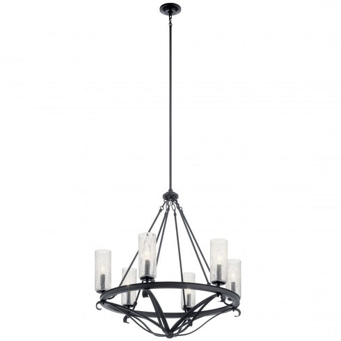 Kichler Krysia 6 Light Chandelier Model: 52009BK