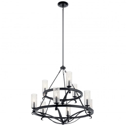 Kichler Krysia 9 Light Chandelier Model: 52011BK