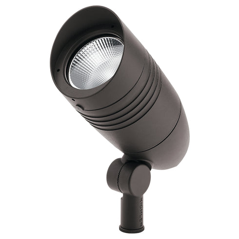 Kichler Landscape LED C Series Accent 1200 Lumen 33Deg 3 in Textured Architectural Bronze Finish Model: 16216AZT30