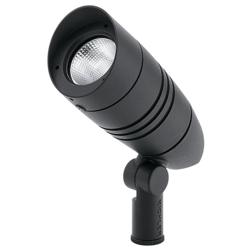 Kichler Landscape LED C Series Accent 425 Lumen 40Deg 30 in Textured Architectural Bronze Finish Model: 16210AZT30