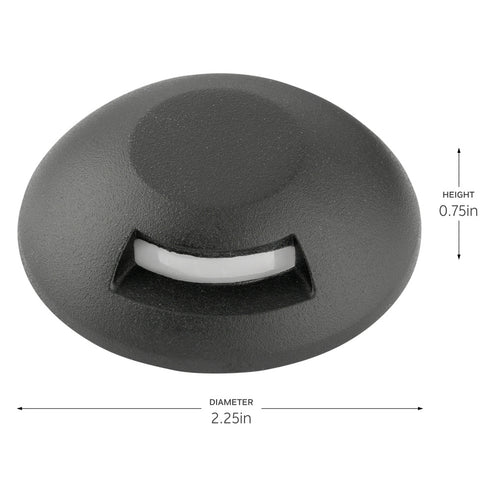 Kichler Landscape LED Mini All Purpose 1Way Top Acc in Black Brass Finish Model: 16148BKB