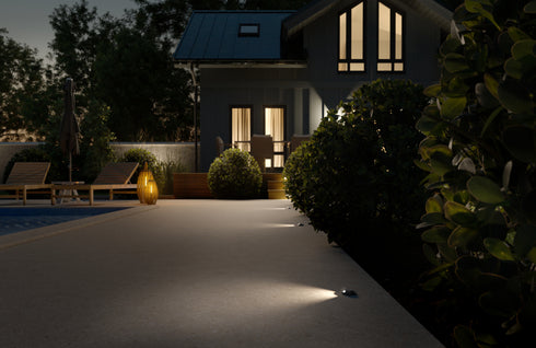 Kichler Landscape LED Mini All Purpose Louver in Black Brass Finish Model: 16146BKB