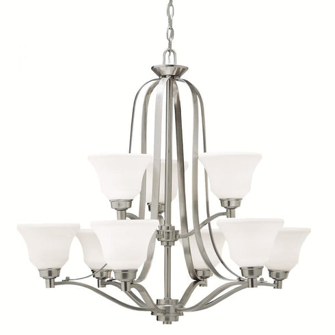 Kichler Langford 9 Light LED Chandelier Model: 1784NIL18