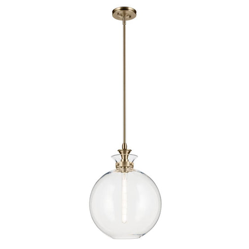 Kichler Laria Pendant Large 1 Light in Black Finish Model: 52779BK