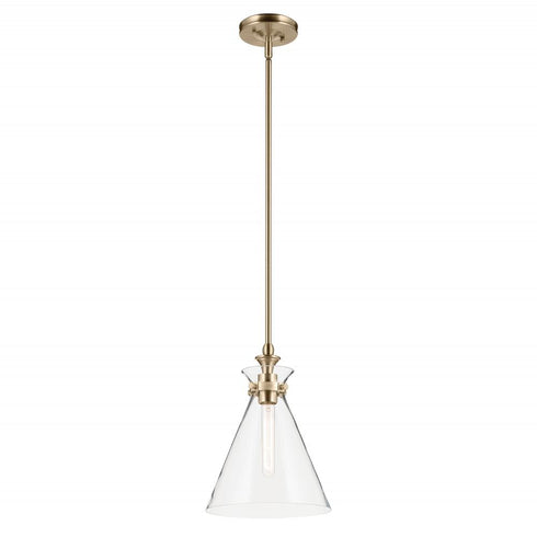 Kichler Laria Pendant Medium 1 Light in Black Finish Model: 52774BK