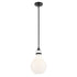 Kichler Laria Pendant Medium 1 Light in Black Finish Model: 52776BK