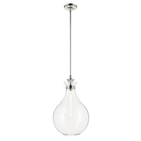 Kichler Laria Pendant Medium 1 Light in Black Finish Model: 52777BK