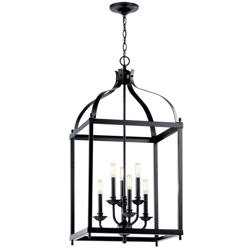 Kichler Larkin 6 Light Foyer Pendant Model: 42568BK