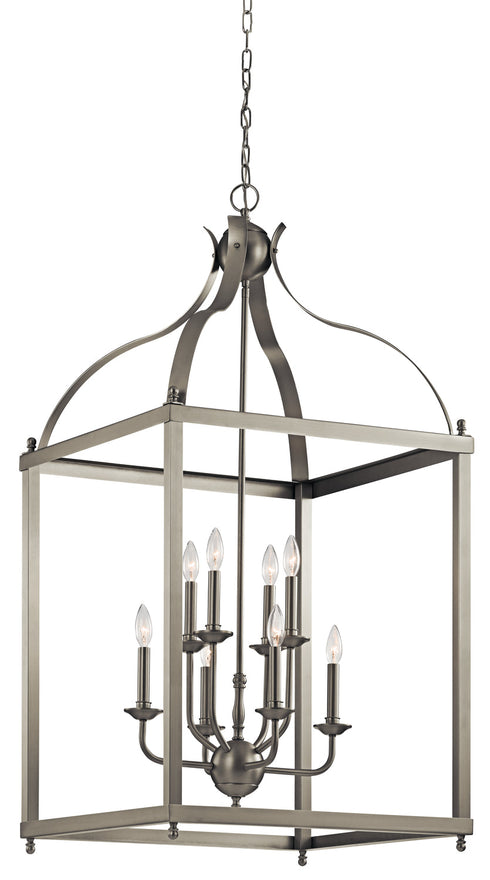 Kichler Larkin 8 Light Foyer Chandelier Model: 42591BK