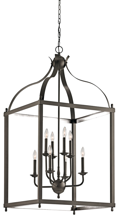 Kichler Larkin 8 Light Foyer Chandelier Model: 42591BK