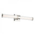 Kichler Laurene 26.5 Inch Linear Bath Bar Medium LED with Clear Fluted Glass in Black Model: 55196BKLED