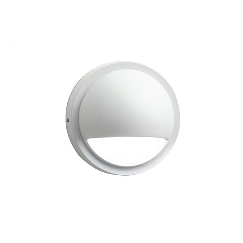 Kichler LED 12v 2700k Half Moon Deck Light Textured Model: 15764WHT27R