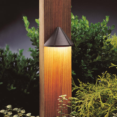 Kichler LED 12v 2700k Mini Deck Light Textured Model: 15765AZT27R