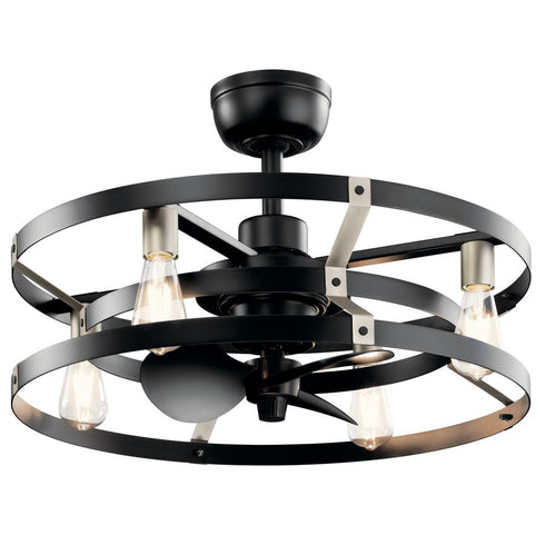 Kichler LED 13 Inch Cavelli Fan Model: 300040SBK