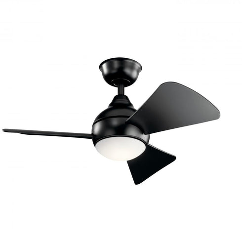 Kichler LED 34 Inch Sola Fan Model: 330150SBK