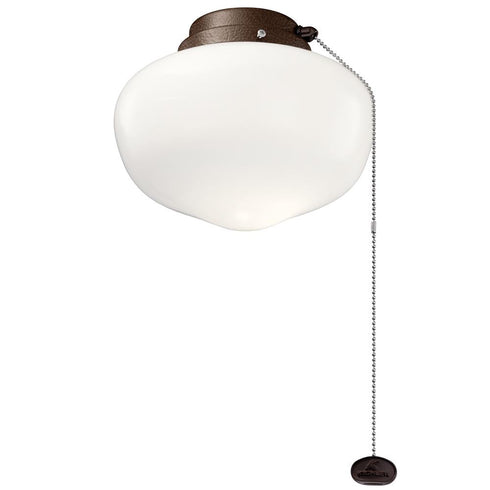 Kichler LED 8 Inch Schoolhouse Light Kit Weathered Model: 380913WCP