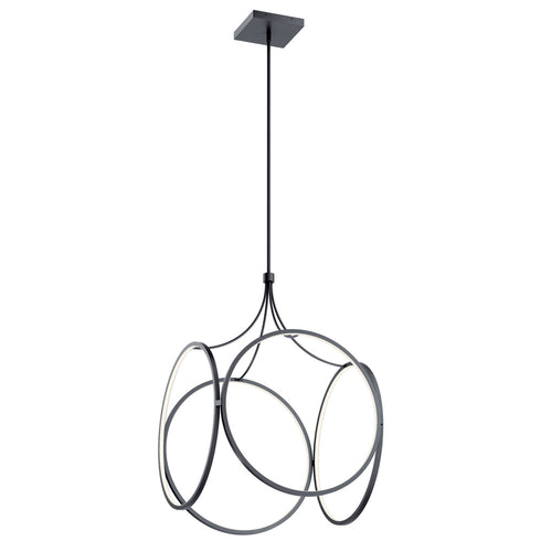 Kichler LED Ciri 34.75 Inch Large Pendant Black Model: 83348MBK