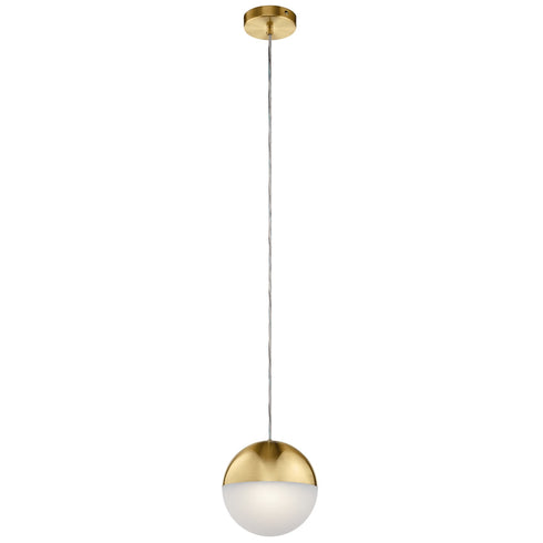 Kichler LED Moonlit 8 Inch Pendant With Etched Model: 83854CGWH