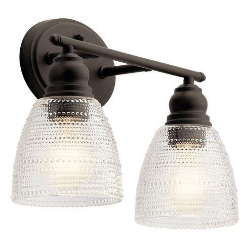 Kichler LED Retrofit Centennial Brass Down Sconce Model: 15784CBR