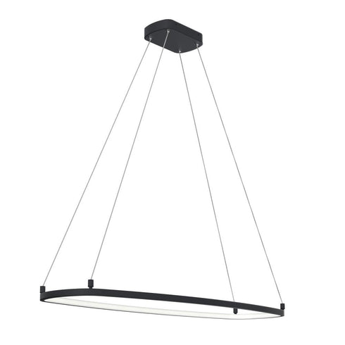 Kichler LED Ring Chandelier Model: 84312MBK