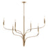 Kichler Livadia Chandelier 6 Light in Black Finish Model: 52674BK