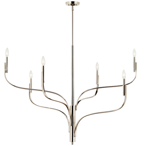 Kichler Livadia Chandelier 6 Light in Black Finish Model: 52674BK