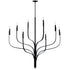 Kichler Livadia Chandelier 8 Light in Black Finish Model: 52675BK