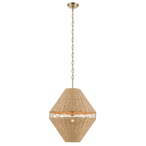 Kichler Lulo Pendant 1 Light in Bronze Finish Model: 52743CPZ