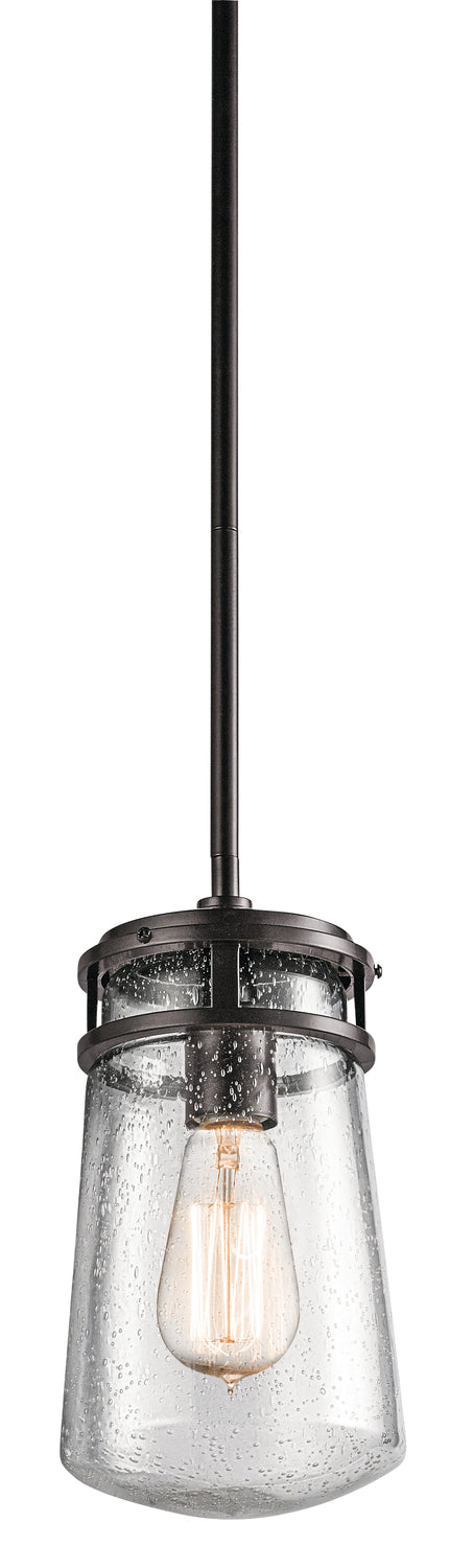 Kichler Lyndon 1 Light Outdoor Pendant Model: 49447BA