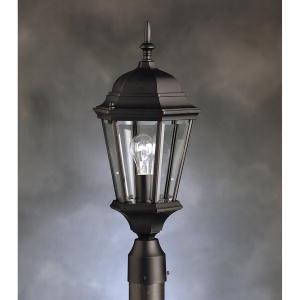 Kichler Madison 1 Light Outdoor Post Mt Model: 9956BK