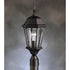 Kichler Madison 1 Light Outdoor Post Mt Model: 9956BK