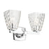 Kichler Marant 14.25 Inch 2 Light Vanity Light with Opal Glass in Black Model: 55215BK