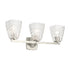Kichler Marant 23.75 Inch 3 Light Vanity Light with Opal Glass in Black Model: 55216BK