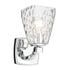 Kichler Marant 9.5 Inch 1 Light Wall Sconce with Opal Glass in Black Model: 55214BK
