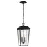 Kichler Mathus Outdoor Pendant 2 Light in Black Textured Finish Model: 59122BKT