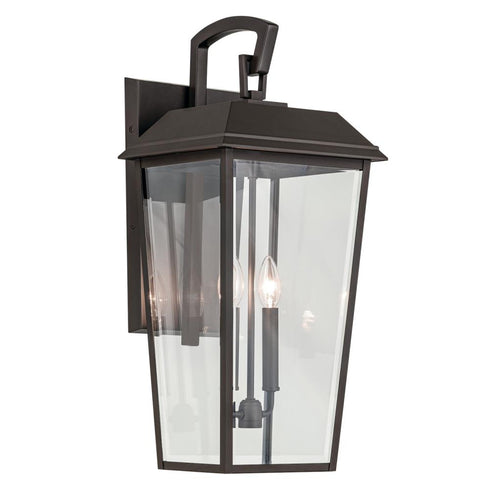 Kichler Mathus Outdoor Wall 2 Light in Black Textured Finish Model: 59120BKT