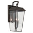 Kichler Mathus Outdoor Wall 3 Light in Black Textured Finish Model: 59121BKT