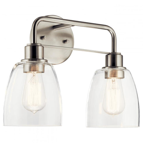 Kichler Meller™ 15 Inch 2 Light Vanity Light Model: 55101NI